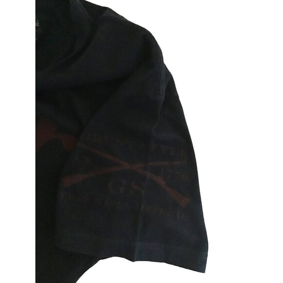 GRUNT STYLE- MENS NAVY COTTON GRAPHIC CREW NECK SHORT SLEEVE T-SHIRT SIZE LARGE - Picture 5 of 7